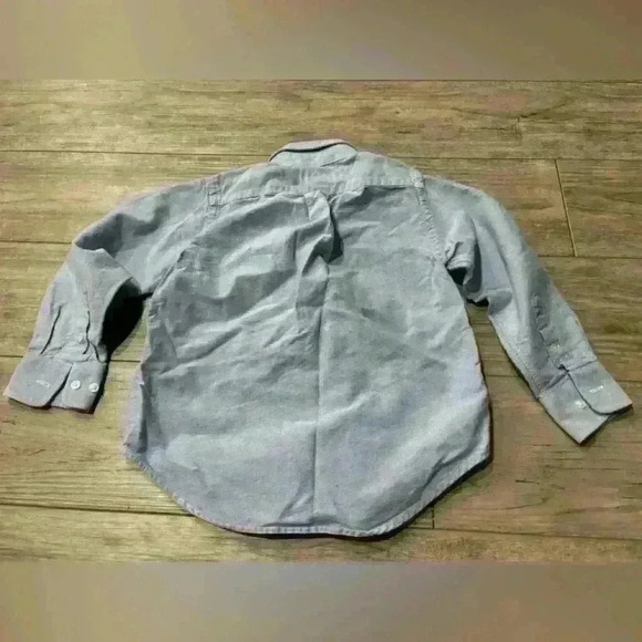 Ralph Lauren Blue button up long sleeve size 4T - Picture 4 of 4